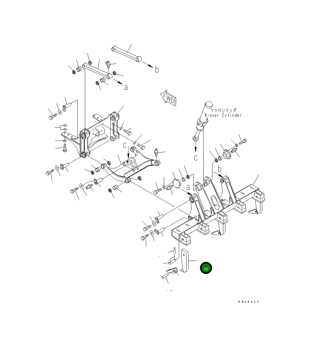 Хвостовик 232-785-1291 Komatsu