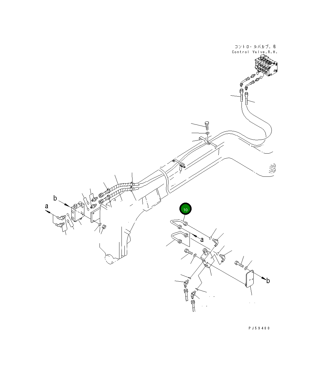 Трубка 23E-60-31320 Komatsu