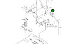 Трубка 416-Z97-2990 Komatsu