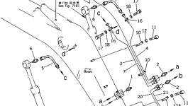 Трубка 206-70-55341 Komatsu