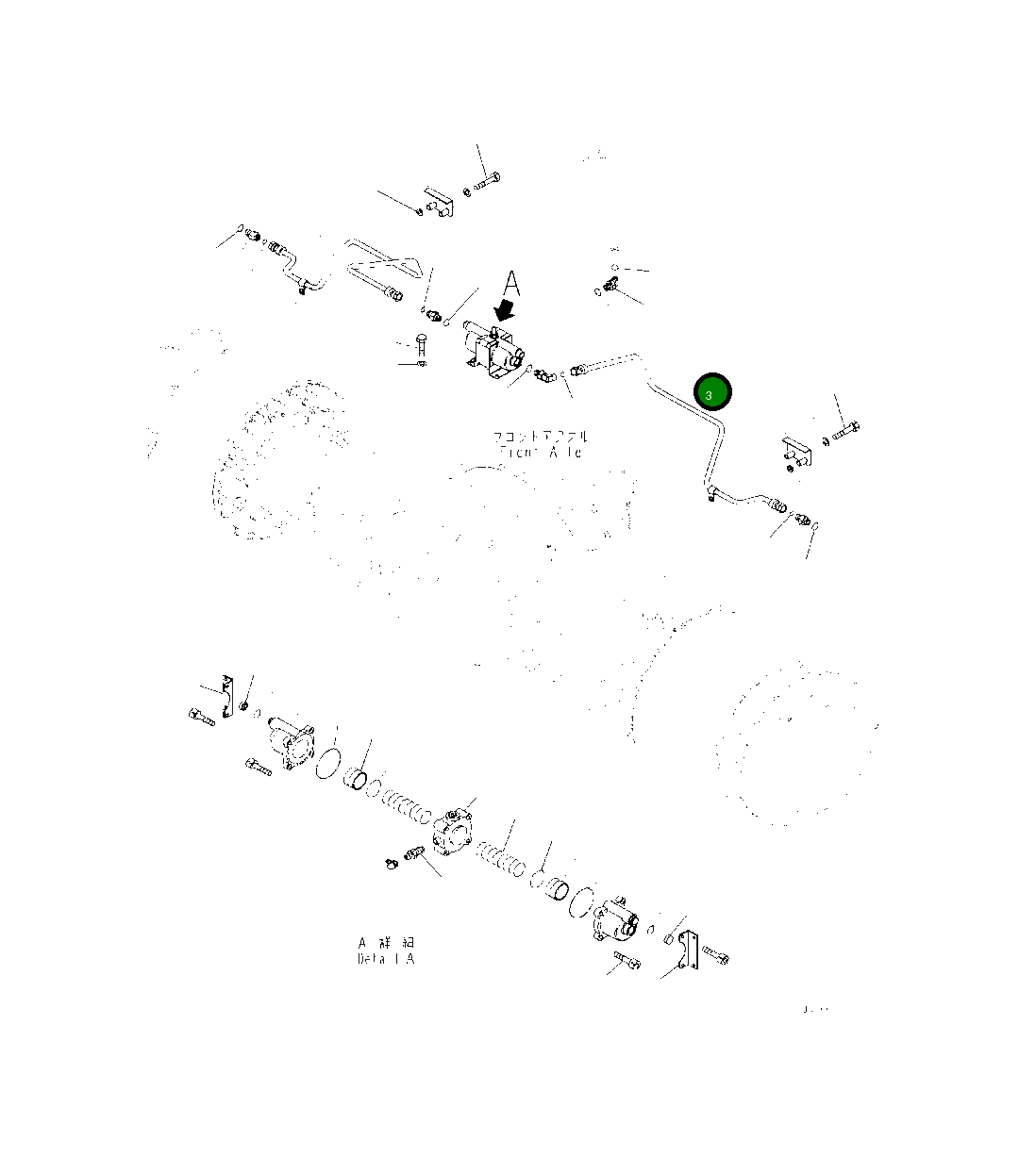 Трубка 425-43-47440 Komatsu
