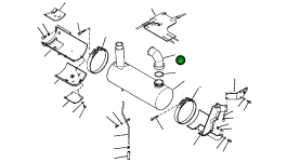 Трубка 208-01-68140 Komatsu