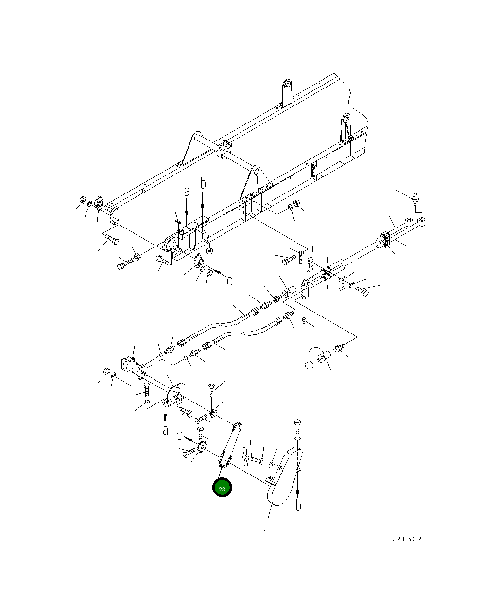 Цепь KWKKS-75-31140 Komatsu