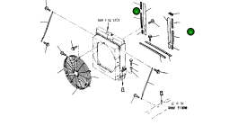 Уплотнение 421-03-23540 Komatsu
