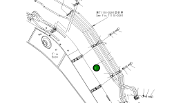 Трубка 208-62-74410 Komatsu