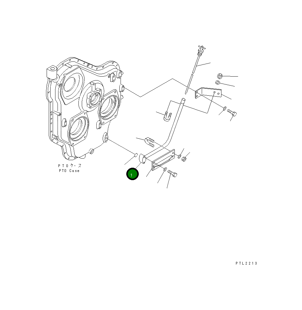 Трубка 209-38-71260 Komatsu
