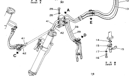 Трубка 195-61-13623 Komatsu