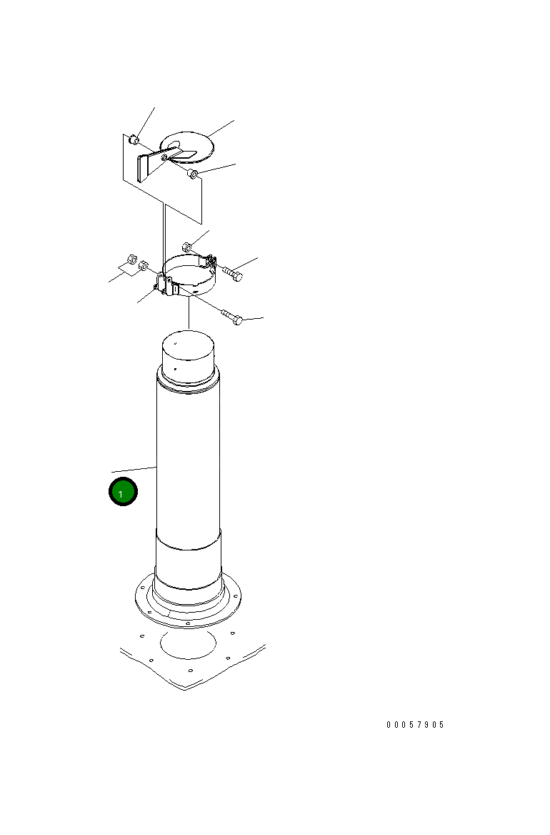 Труба 6245-11-5810 Komatsu