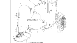 Трубка 209-62-43480 Komatsu