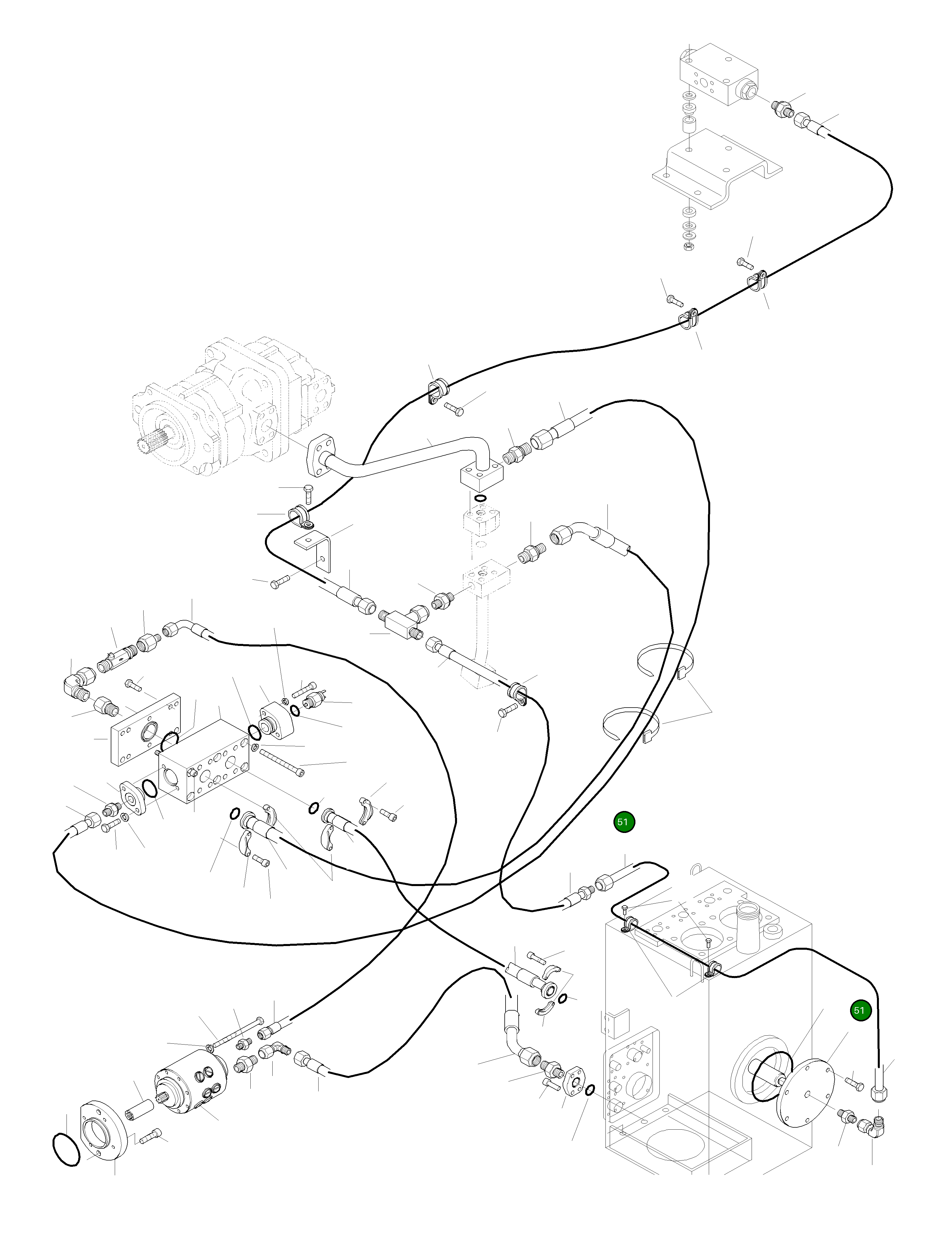 Труба 423-N24-H480 Komatsu