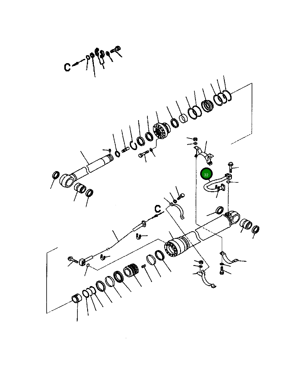 Трубка 208-63-63180 Komatsu