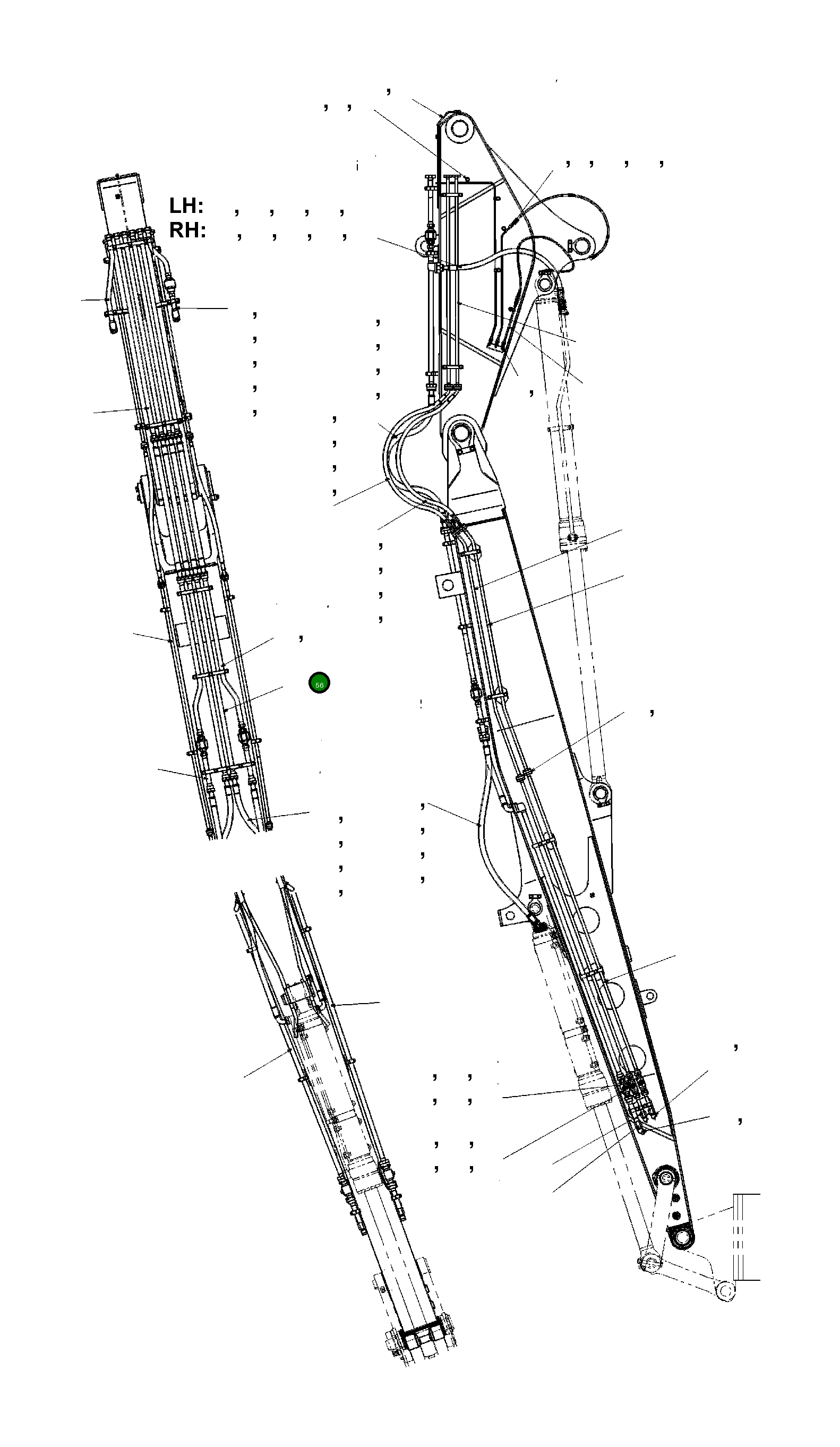 Трубка KV-B230-3630 Komatsu