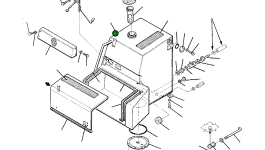 Топливный бак 21D-04-11110 Komatsu