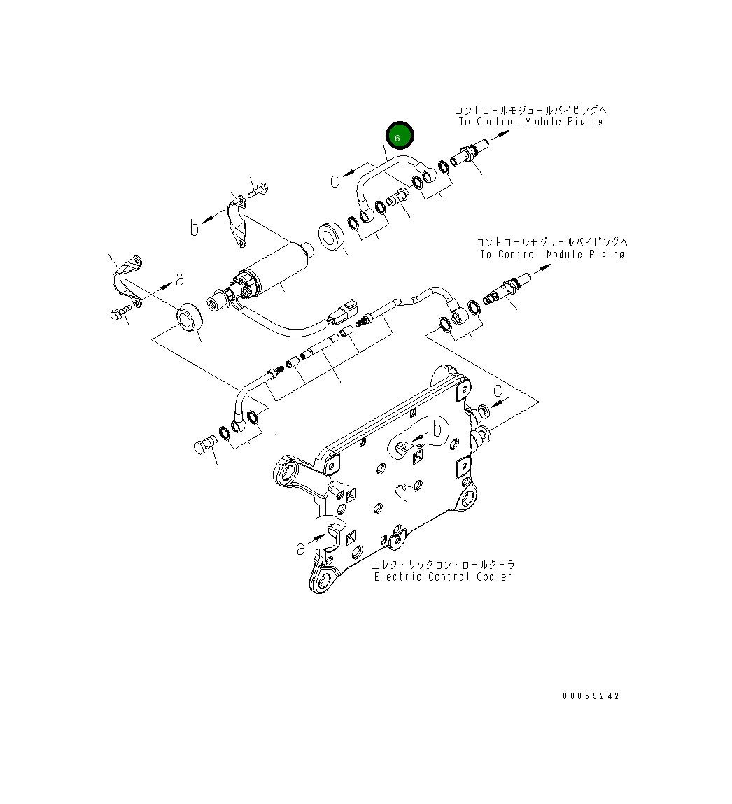 Трубка 6745-71-5410 Komatsu
