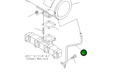Труба YM129910-13910 Komatsu