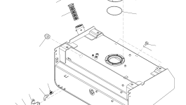Топливный бак 425-04-H1143 Komatsu
