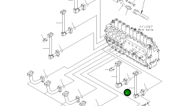 Трубка 208-62-65380 Komatsu