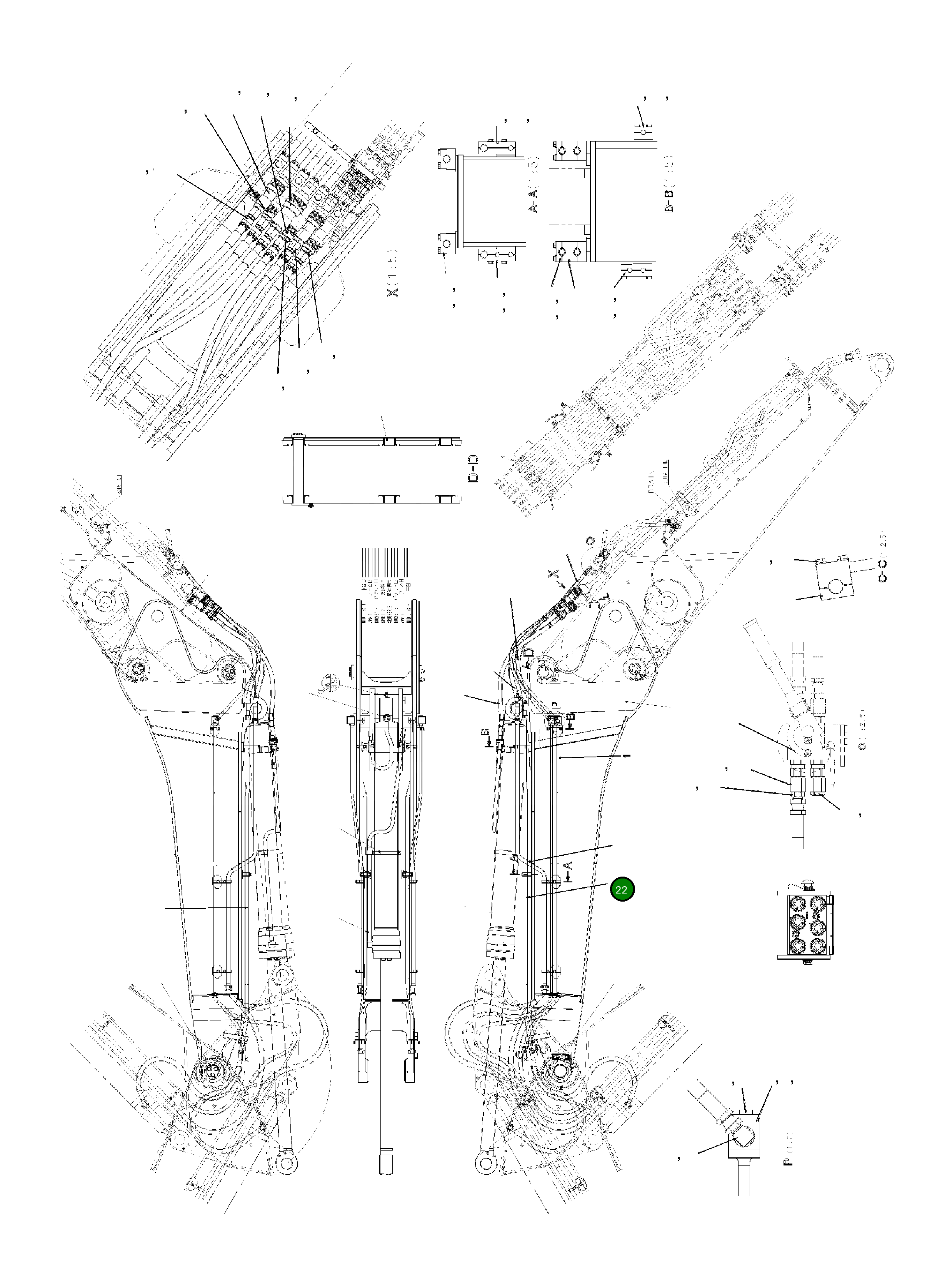 Трубка 208-62-KA740 Komatsu