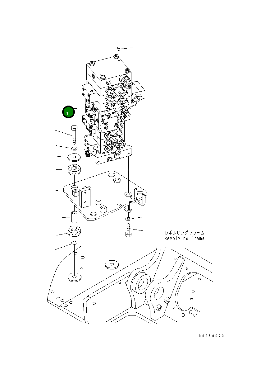 Управляющий клапан 723-57-14503 Komatsu
