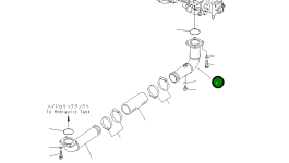 Трубка 208-62-62132 Komatsu