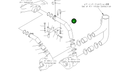Труба 6162-13-4560 Komatsu