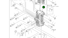 Управляющий клапан 723-18-11809 Komatsu