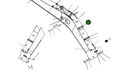 Стрела 20Y-70-B2011 Komatsu