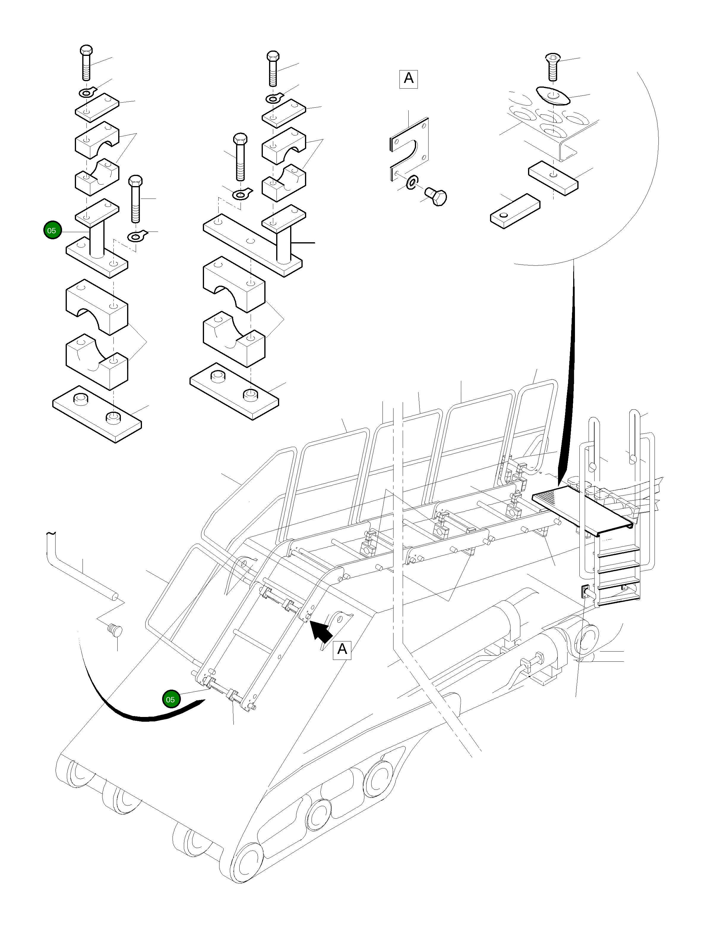 Фиксатор 938 033 40 Komatsu