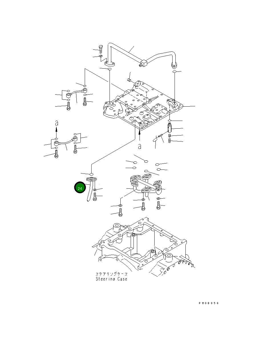 Трубка 14X-22-16240 Komatsu