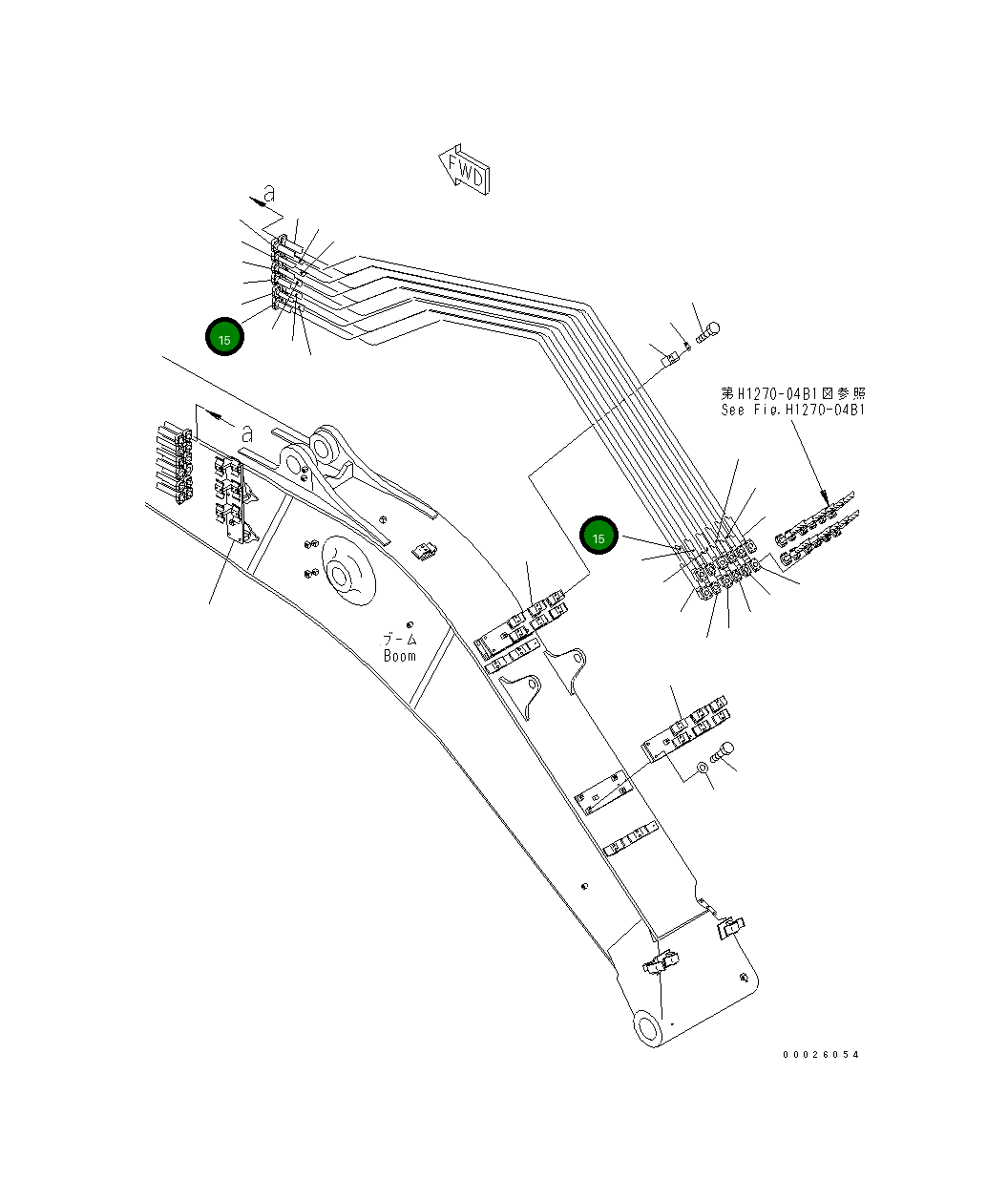 Трубка 208-62-65660 Komatsu
