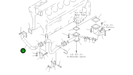 Трубка 6215-61-7421 Komatsu