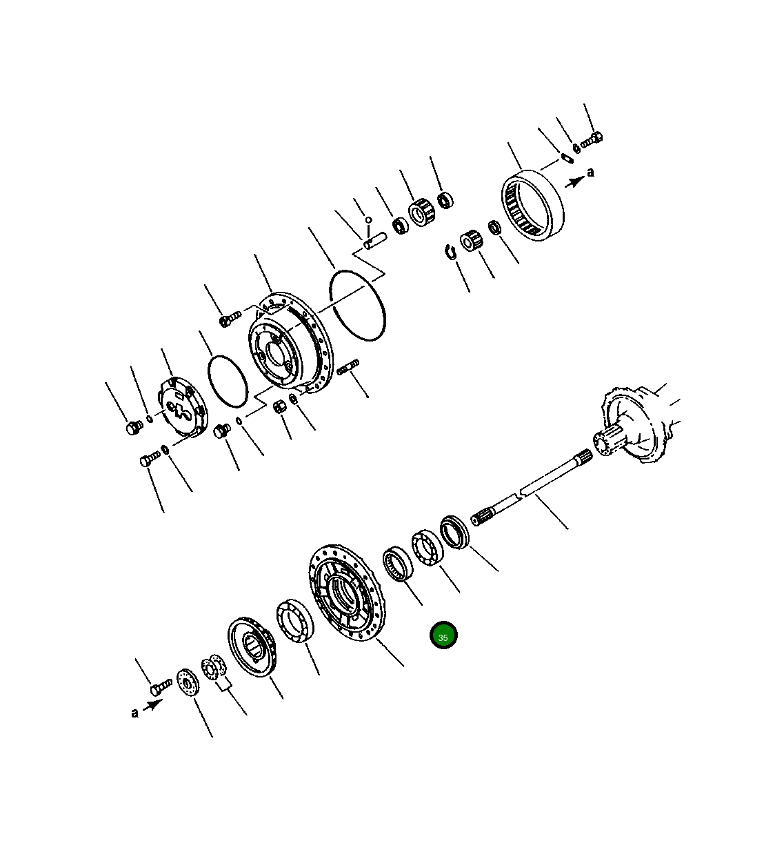 Уплотнение 421-22-12720 Komatsu