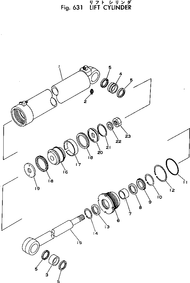 Цилиндр 707-11-90030 Komatsu