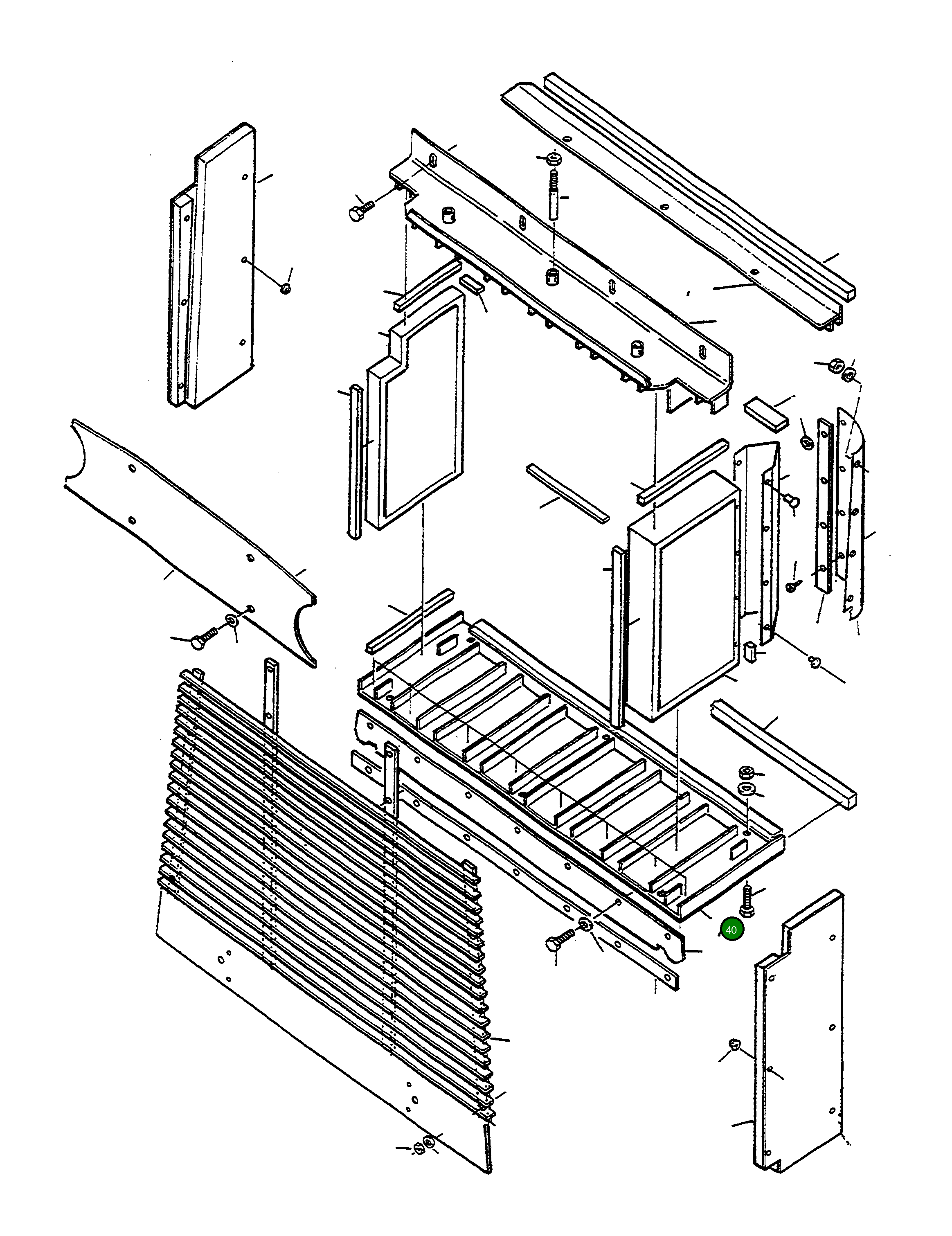 Угол 4215183M1 Komatsu