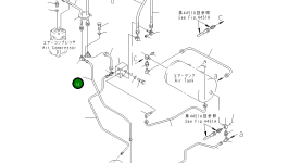 Трубка 234-44-31521 Komatsu