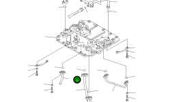 Трубка 134-22-67161 Komatsu