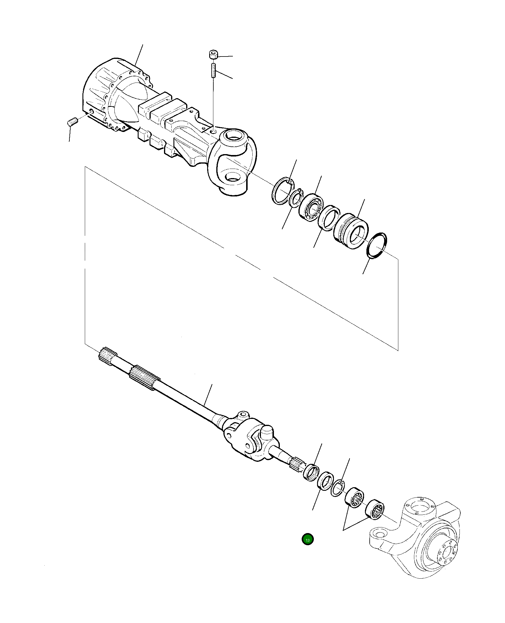 Стопорное кольцо 22E-23-11860 Komatsu