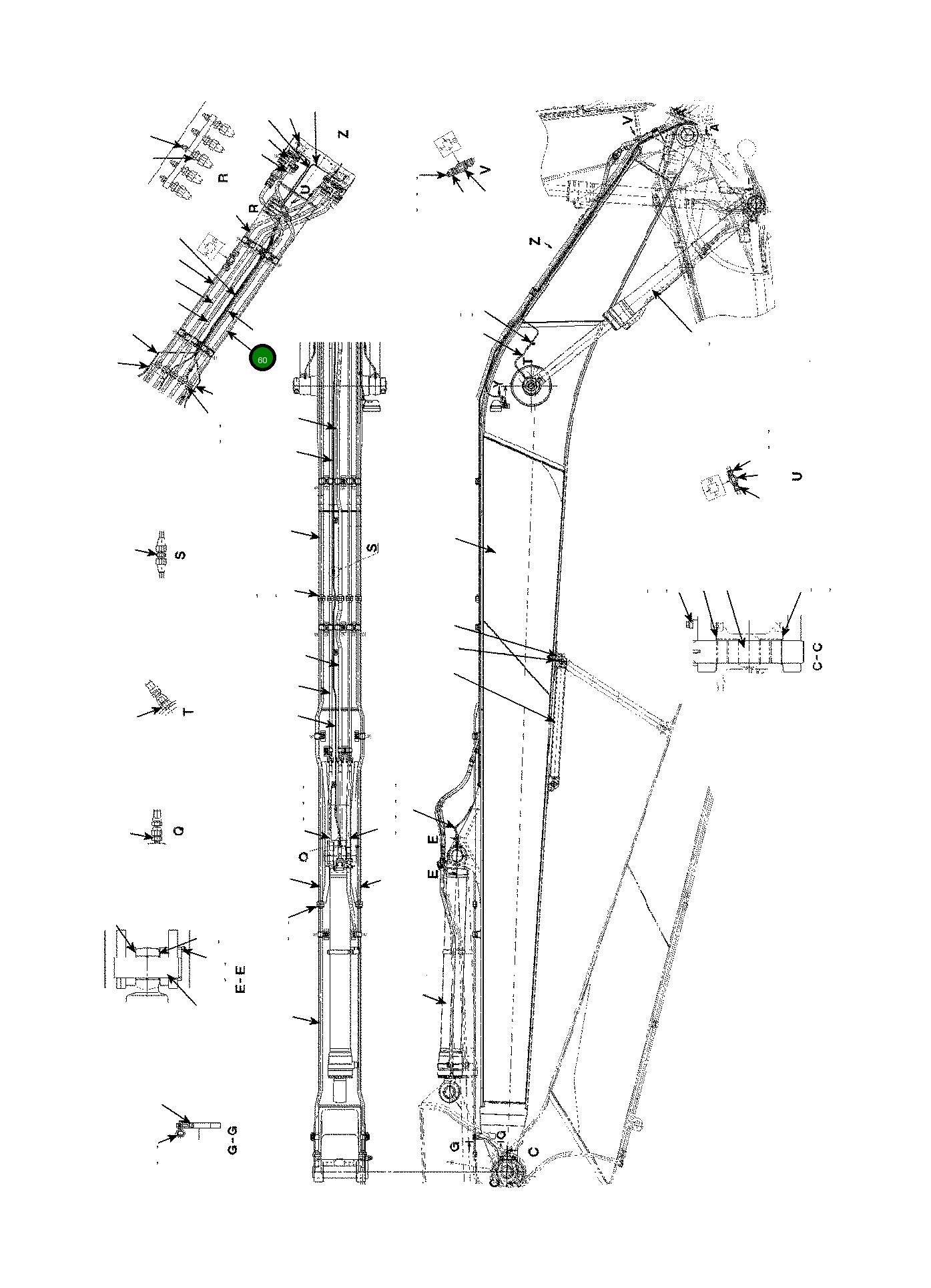 Трубка 208-62-84530 Komatsu