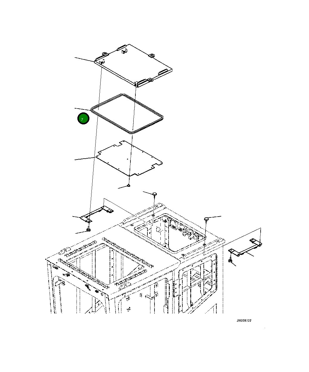 Уплотнение 4A2-53-11891 Komatsu