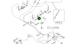 Трубка 209-62-75120 Komatsu