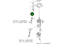 Угловой штуцер 02782-1042B Komatsu