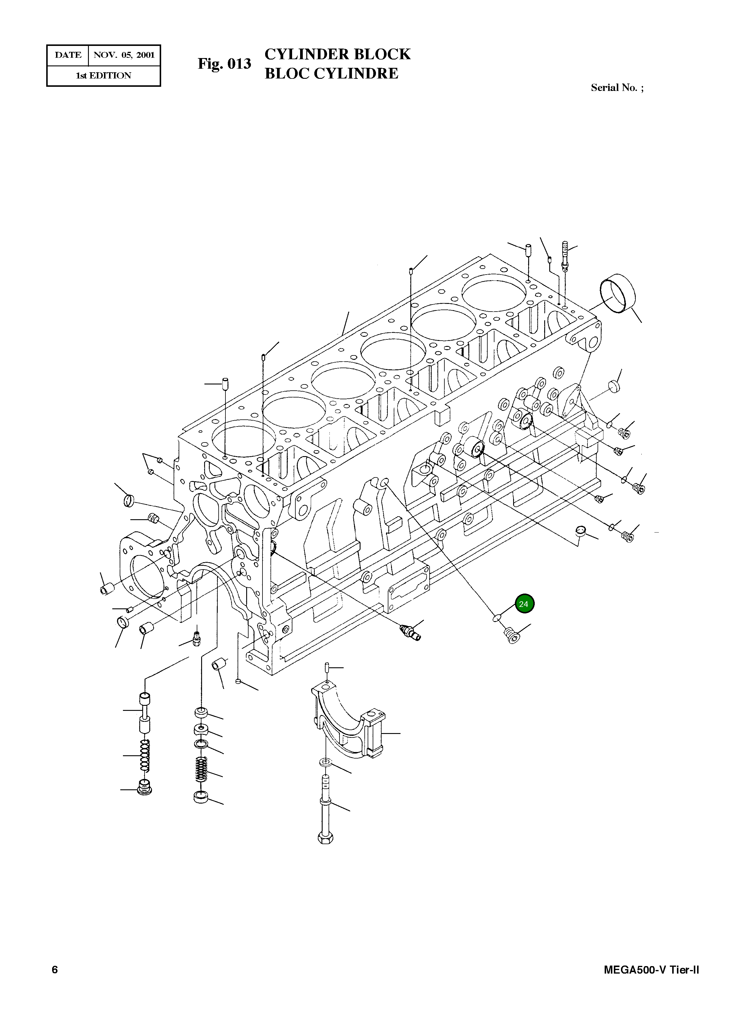 Уплотнительное кольцо 3046201 Komatsu
