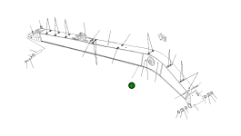 Стрела 21M-70-KB010 Komatsu