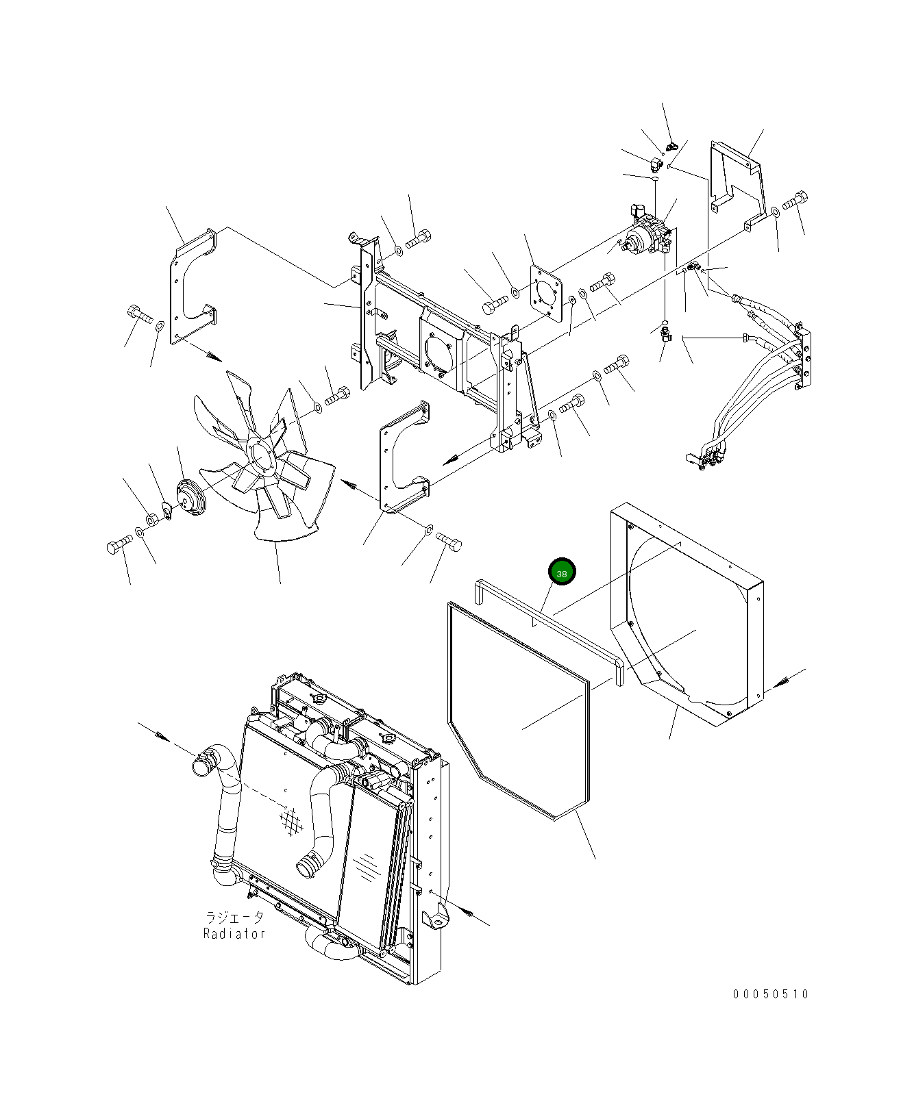 Уплотнение 421-03-41510 Komatsu