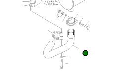 Труба 257-20-52510 Komatsu