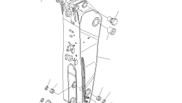 Уплотнение 21N-70-12160 Komatsu