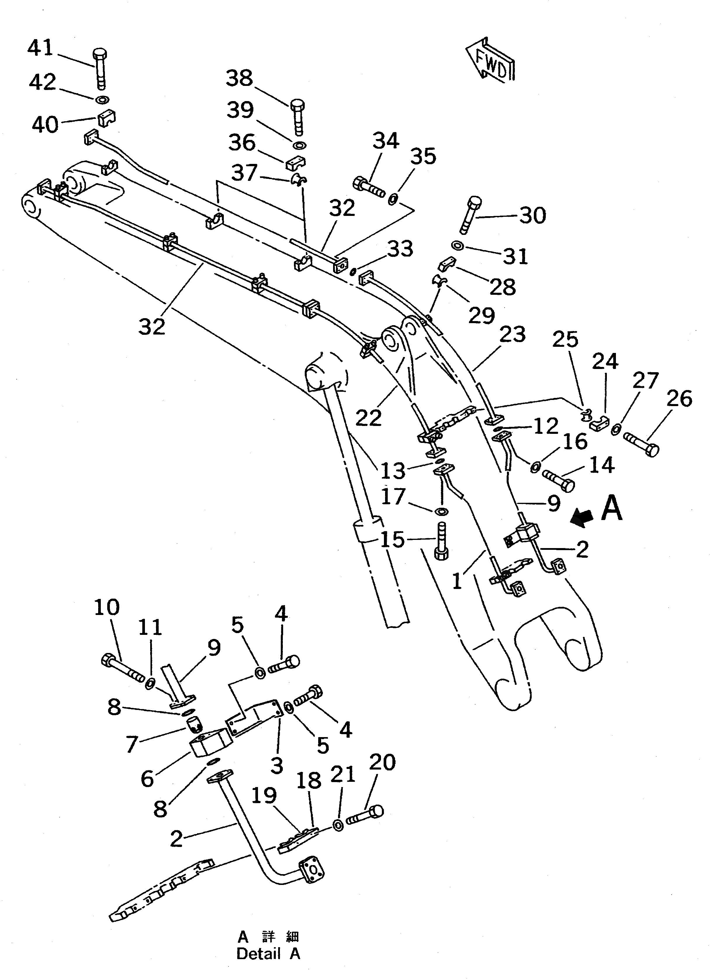Трубка 209-942-6771 Komatsu