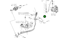 Угловой штуцер 418-62-45140 Komatsu