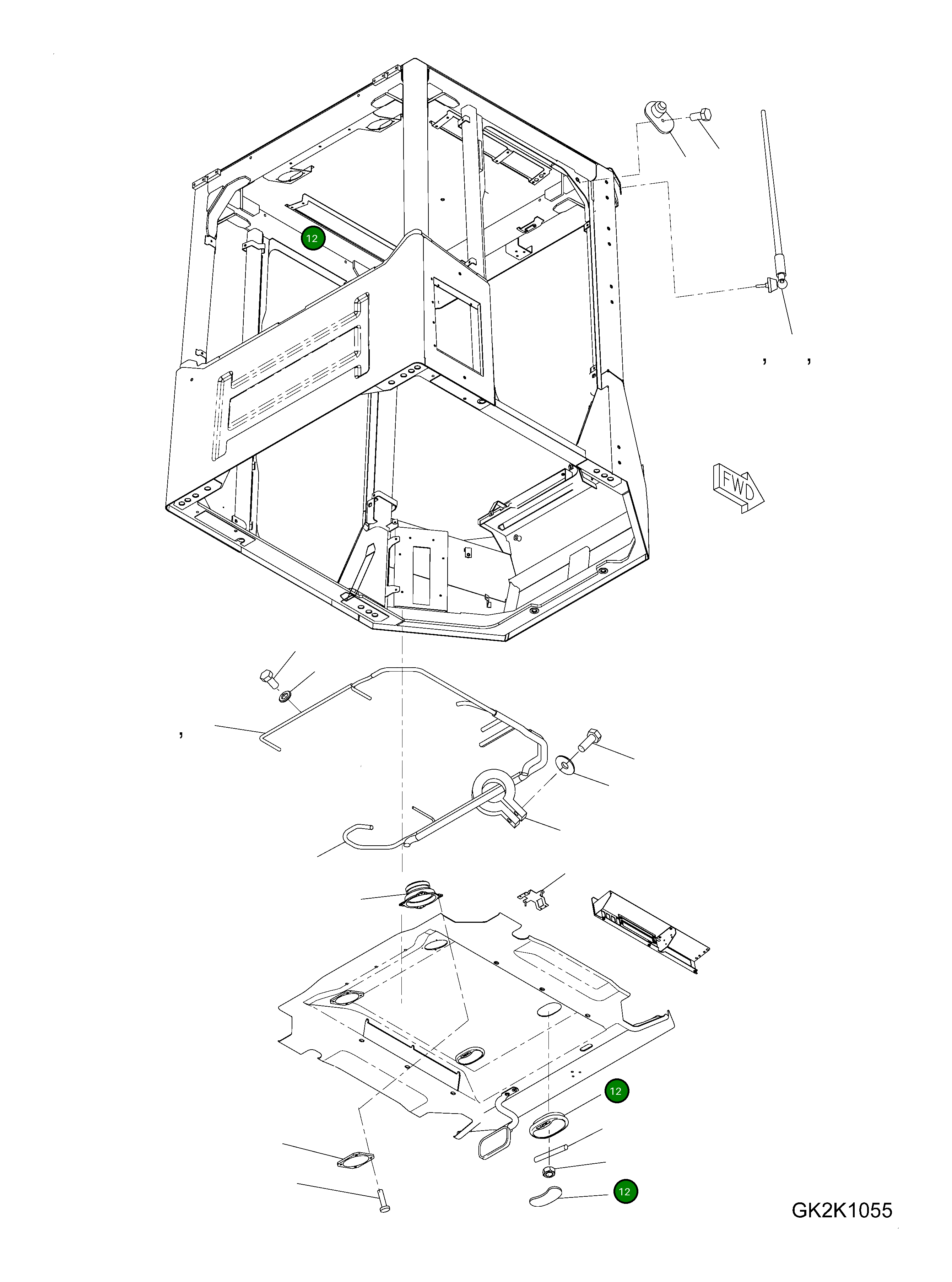 Фара 421-56-H0S09 Komatsu