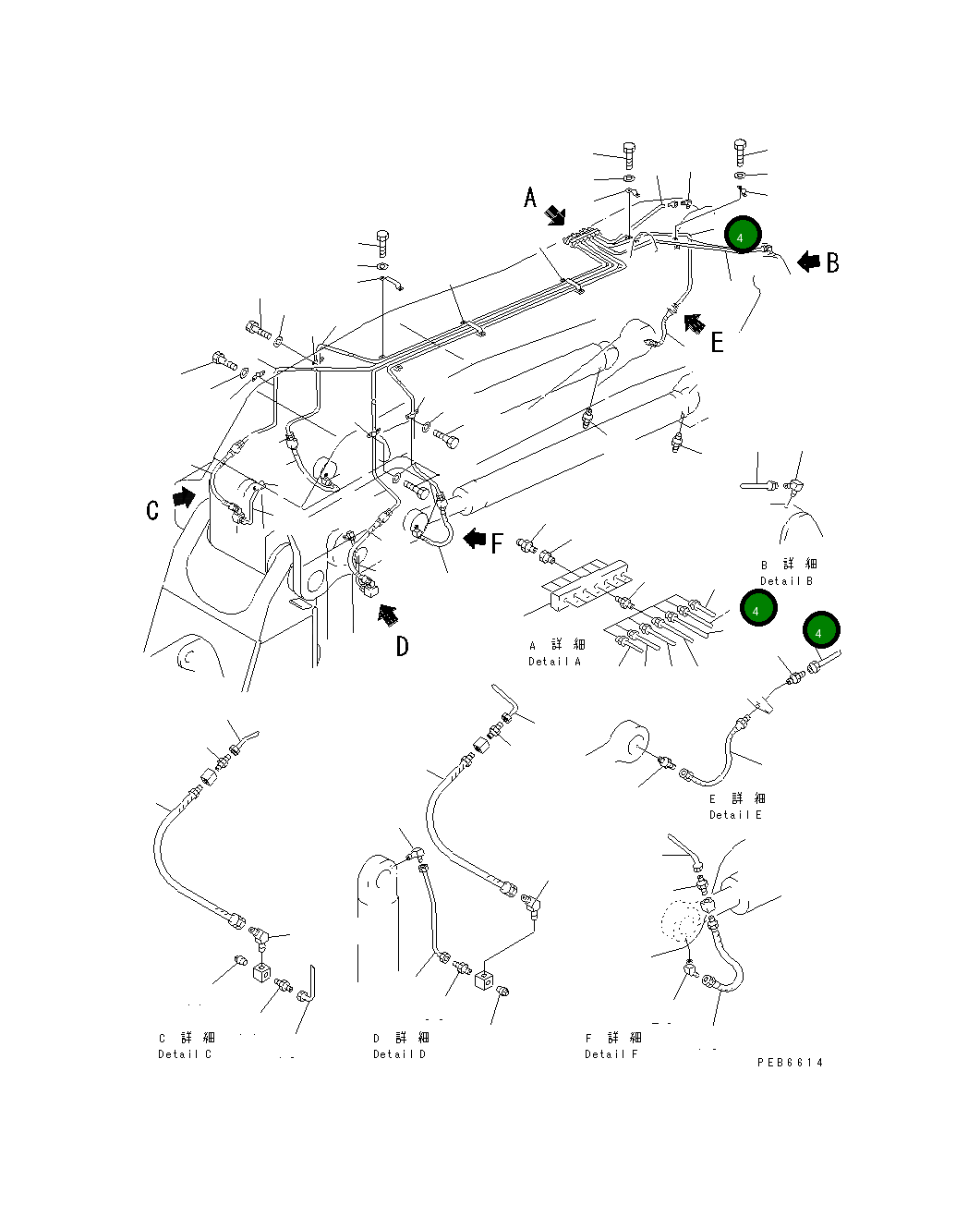 Трубка 209-72-56112 Komatsu